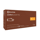 Gants d'examen et de protection x100 -  Latex sans poudre - MERCATOR - Safe Implant