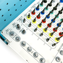 Kit de chirurgie guidée AB Dental TKD-FG, avec forets à code couleur, porte-implants et clé dynamométrique - Safe Implant