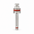 Tournevis implantaire pour clefs à cliquet double adaptabilité carré type Zimmer Biomet™ et ou au clef d'hexagone 6,35 mm