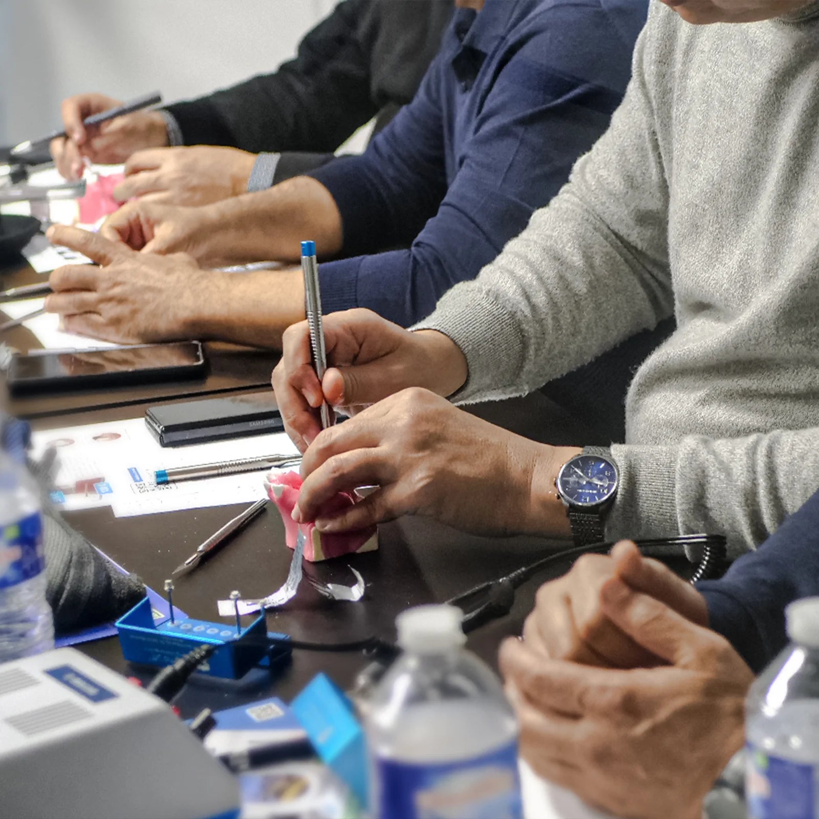 Participants en atelier pratique