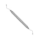 Curette à os Hemingway (4mm) - stries horizontales - Safe Implant