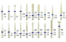 Kit de 20 fraises diamantées HP petites - Safe Implant