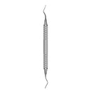 Curette à os Lucas angulée 2,5mm